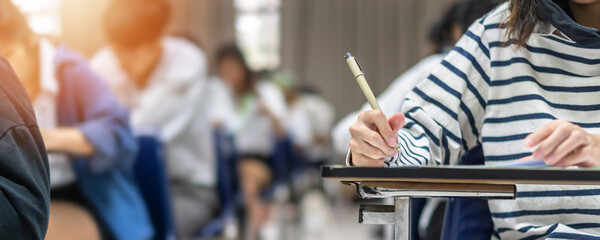 Photo of students seated at their school desks