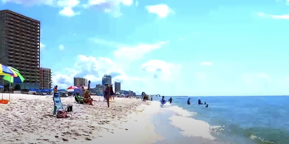 Image showing the scenic Orange Beach.